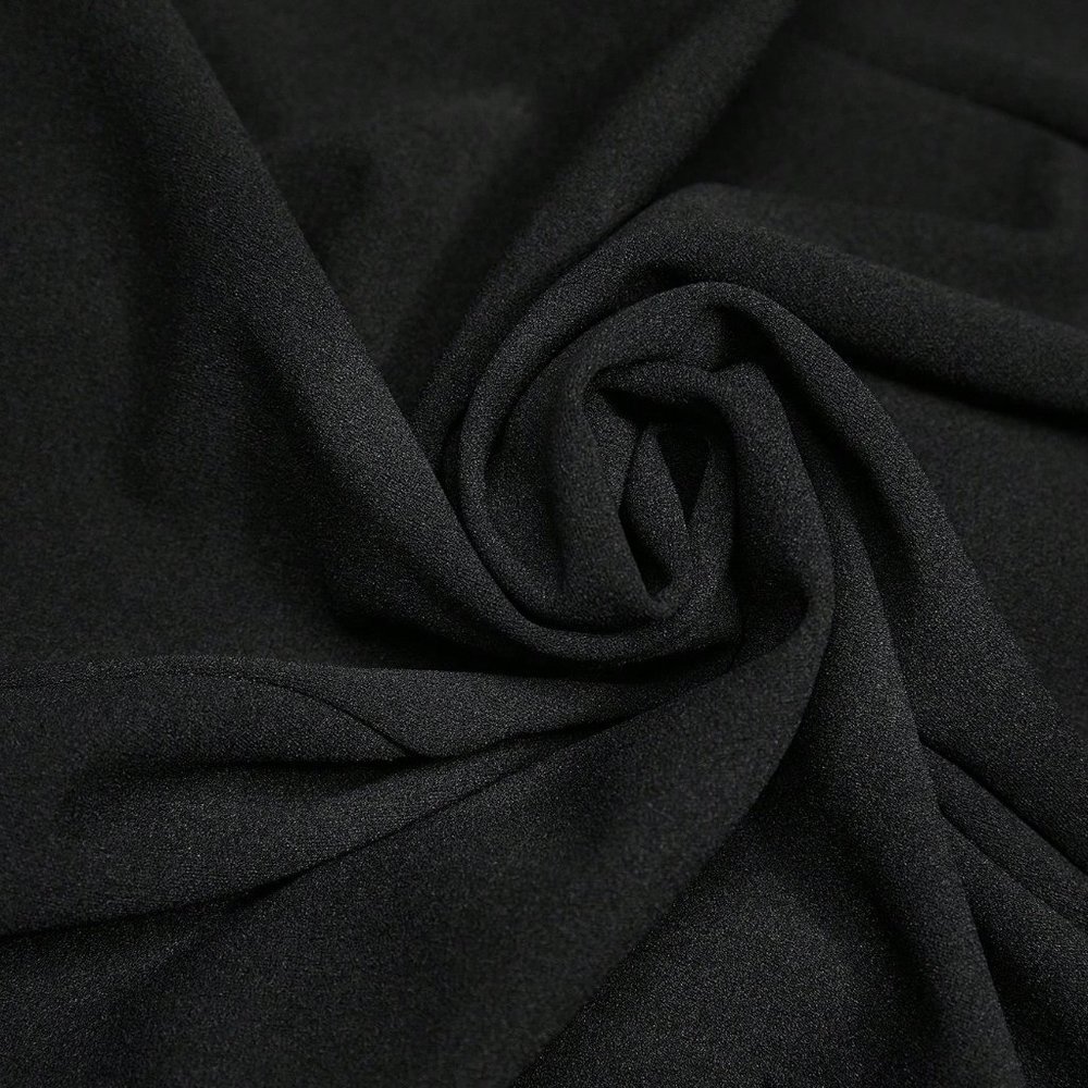 Black Preppy Womens One Shoulder Wrap Hem Bodycon Dress - Picture 6 of 7